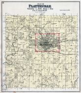Platteville Township and Platteville City, Grant County 1895